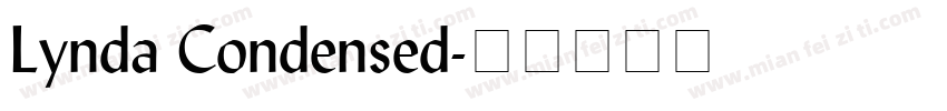 Lynda Condensed字体转换